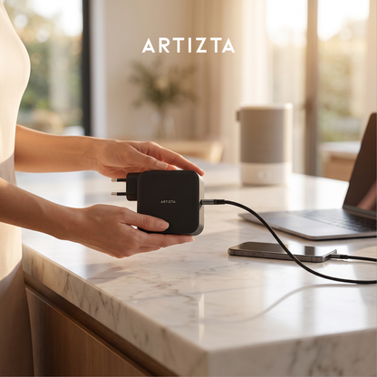 Artizta USB-C Snellaadset 100W - zwart