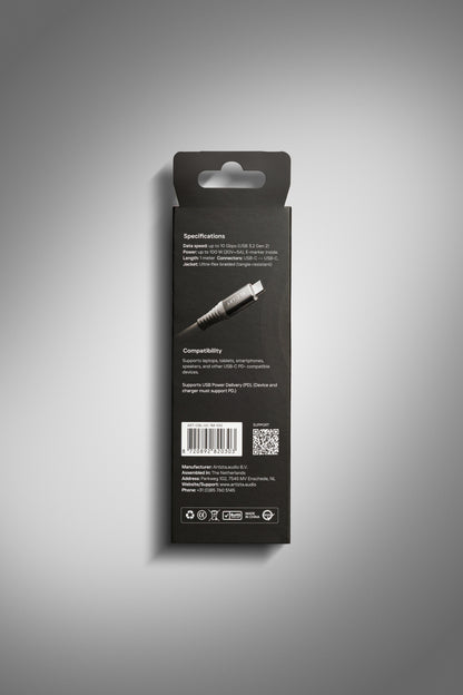 USB-C naar USB-C kabel - 1 meter