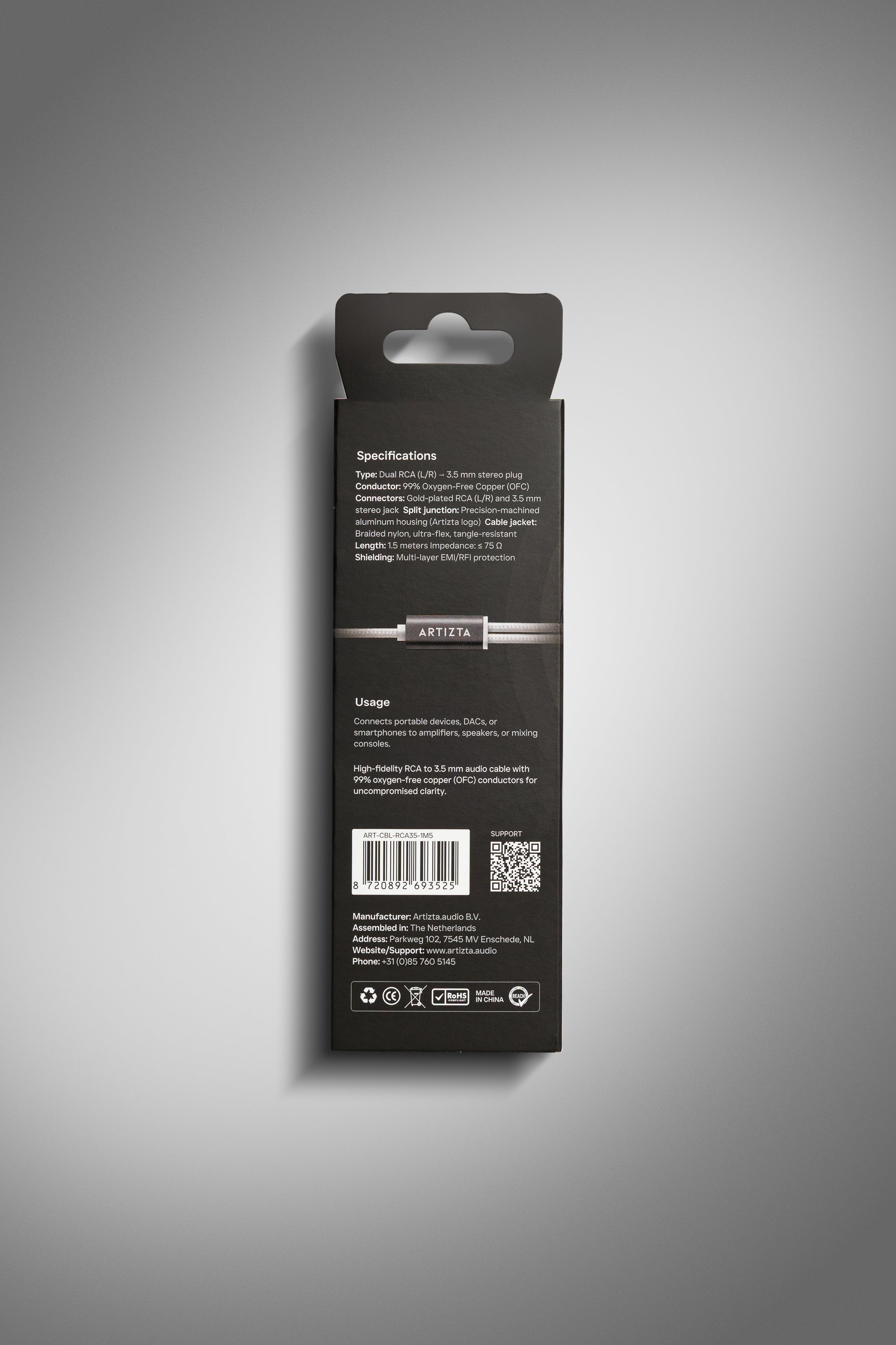 RCA-kabel - wit