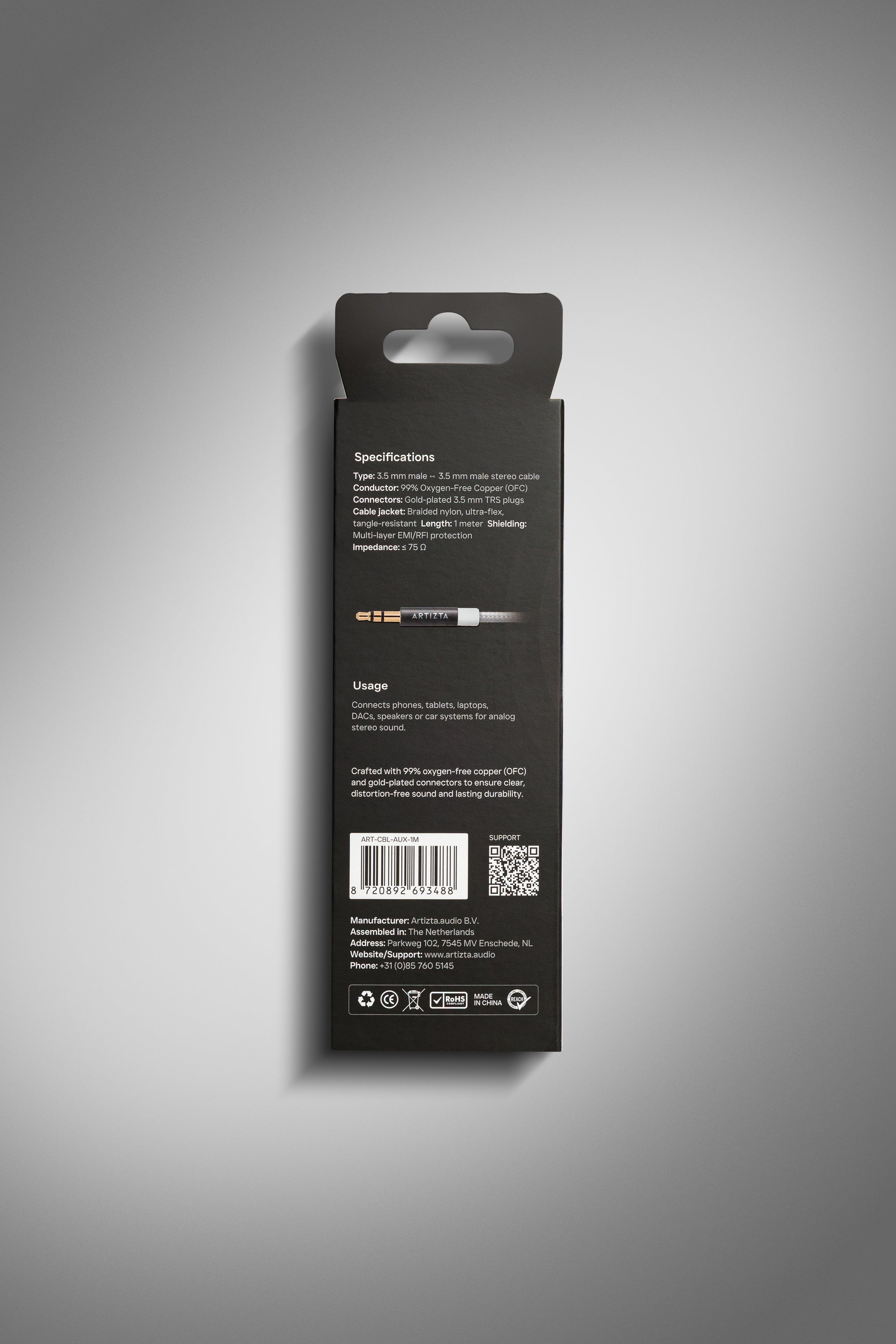 AUX-kabel – wit
